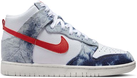 women nike dunk high denim